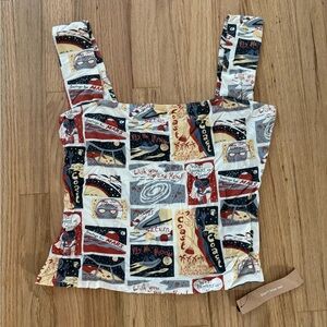 Reformation Printed Tank